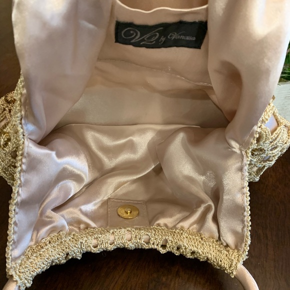 Small Bohemian Festival Crochet Creme Bag - Picture 4 of 4